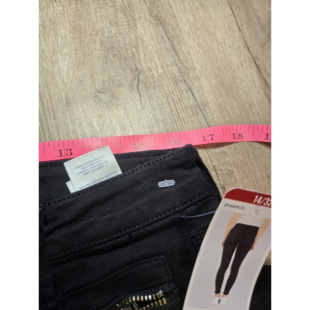 Joie's High Rise Park Skinny Leg Jeans Black NWT Size 14/32 - Picture 5 of 6